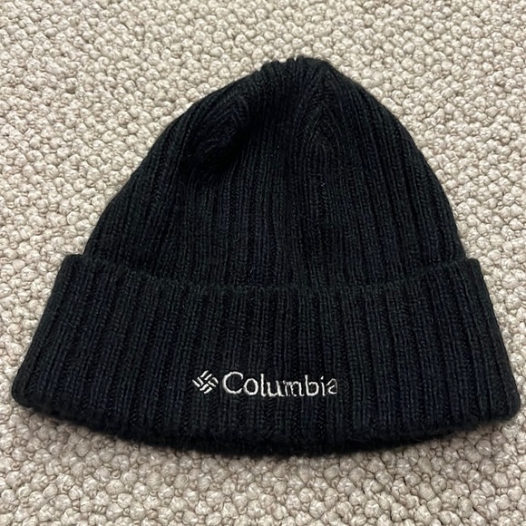 Columbia Accessories - Black Knit Columbia Winter Hat - Size Small